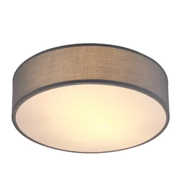 Plafondlamp - Grijs - Stof - Ø38cm