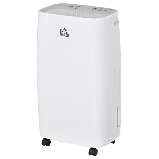 "Dehumidifier room size 18-28 12L/24h electric room dehumidifier against moisture with wheels for bathroom living room image"
