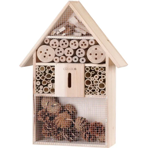 "Cadoca Insect Hotel Nesting Box 48x31x10cm image"