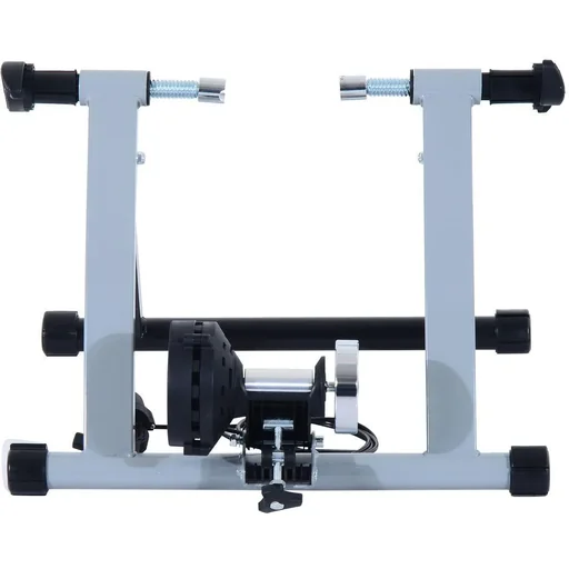 "Roller trainer with magnetic brake roller black-silver image"