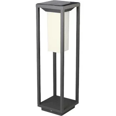 "VT-66 Guided Solar Garden Pole - Base - Anthracite - 3000K image"
