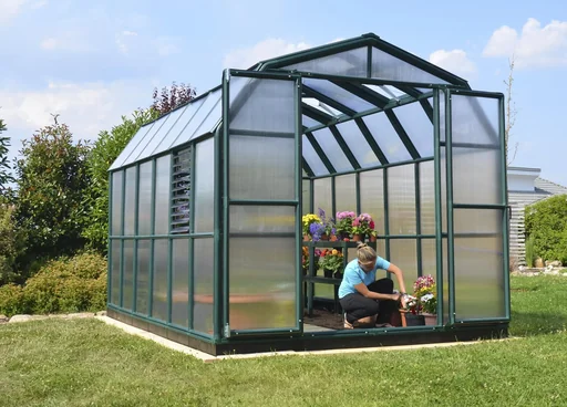 "Plastic greenhouse Prestige 44, 267 x 264 x 238 cm image"
