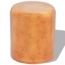 Stool / side table hammered aluminum bronze / copper color