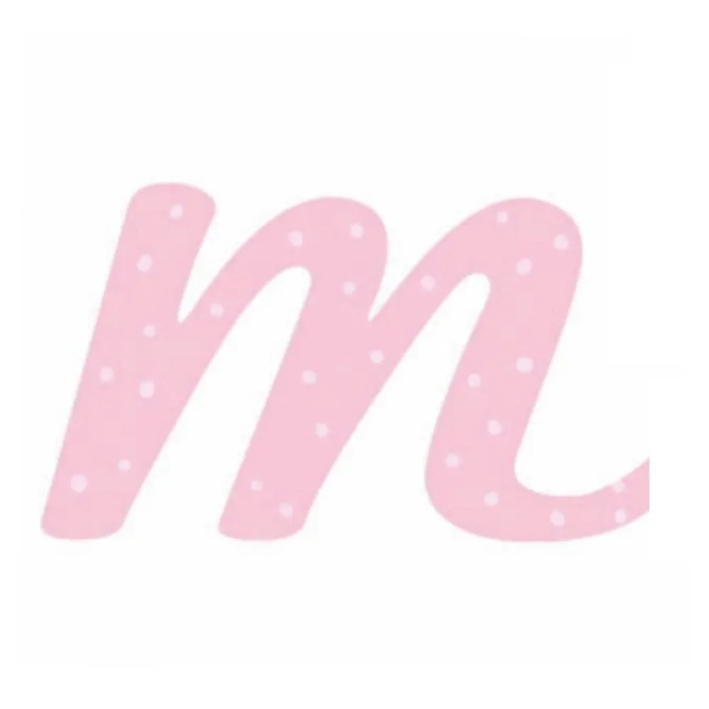 "Lilipinso muursticker roze letter m image"