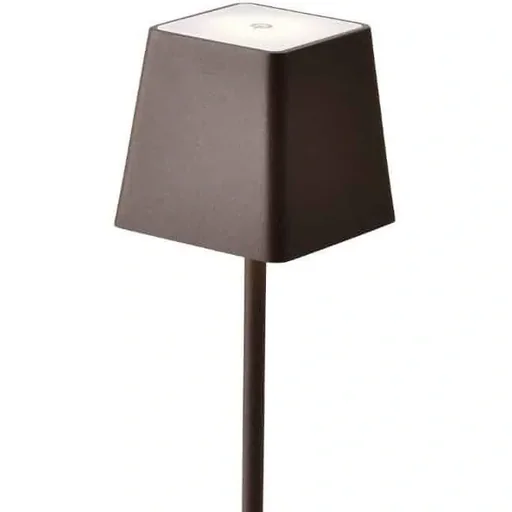 "VT-7563 Table Lamp - 3000K - Dimmable by Touch - Rechargeable - Brown image"