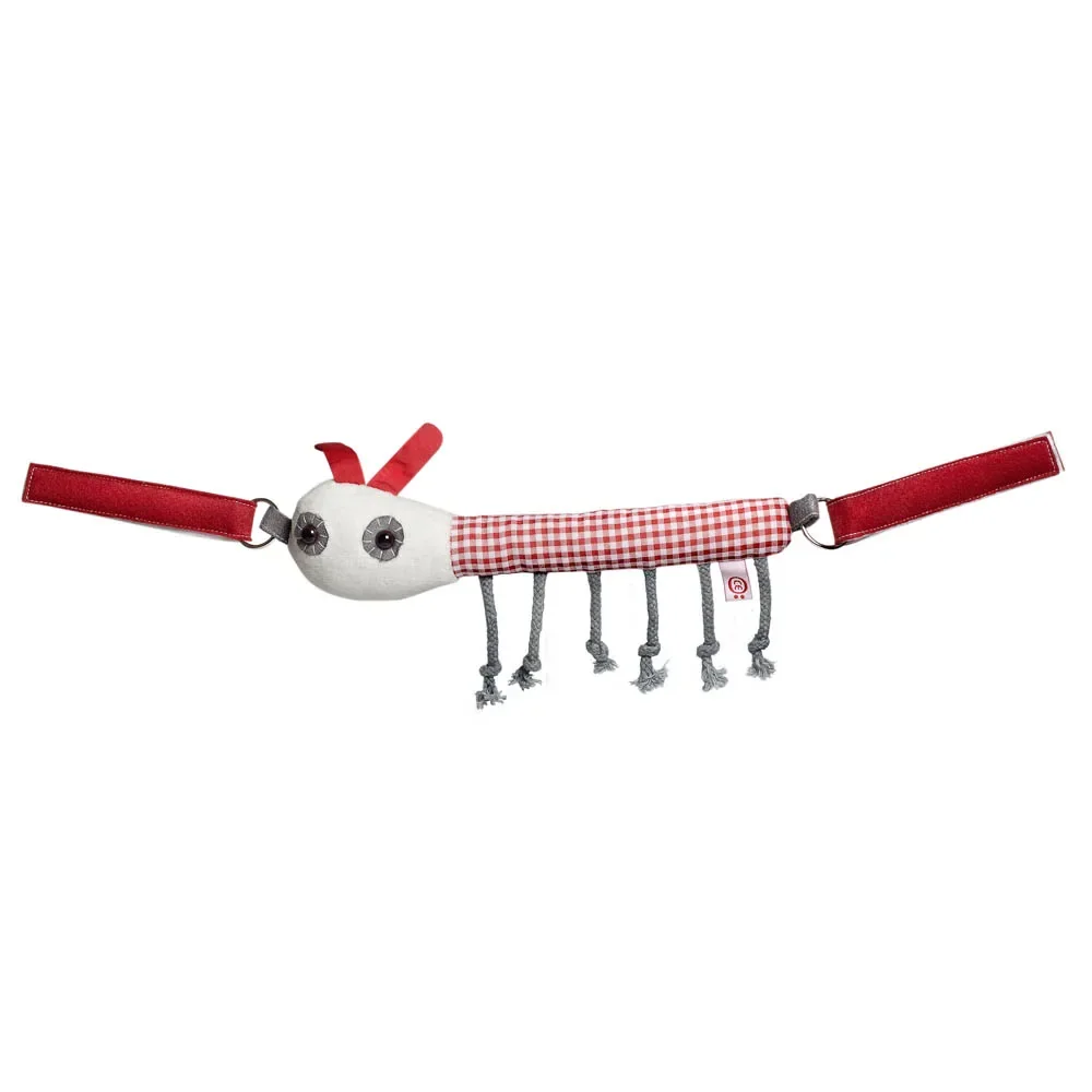 "Esthex kinderwagen ketting rups Rupert rood image"