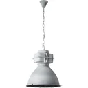 2x hanging lamp Anouk XL with grid 93680/70 concrete 48cm incl. 2x warm lamps