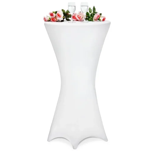 "Tablecloth white Ø80cm image"