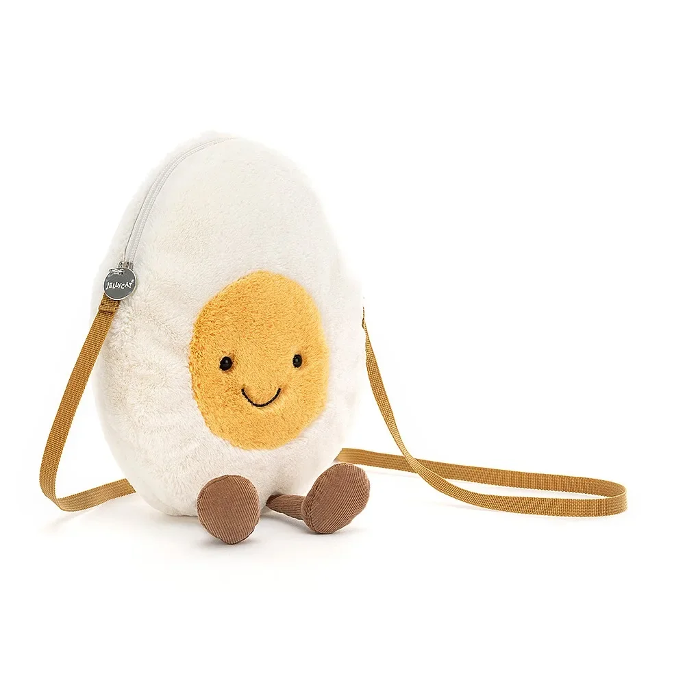 "Jellycat Knuffel, kindertas - Amuseable Happy Boiled Egg Bag image"