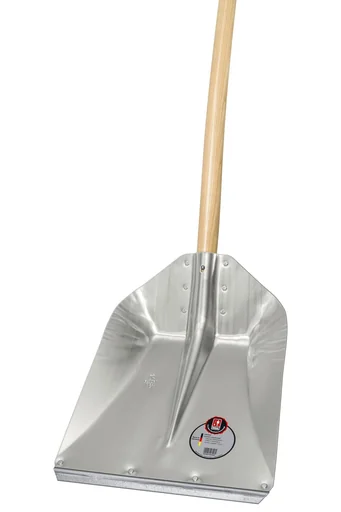 "FAVORIT light metal, Halle rim shovel, size 9, protective edge, ash long handle 130 cm image"