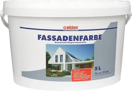 "White facade paint, 5 liters image"