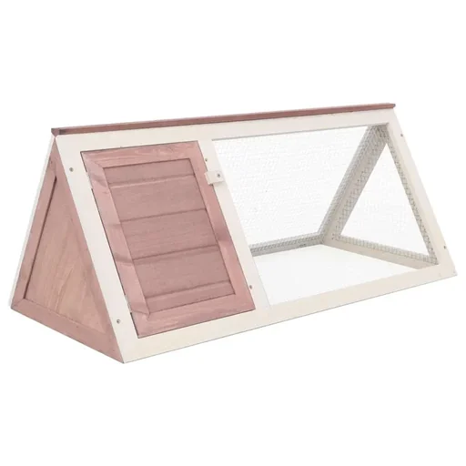 "Rabbit hutch wood brown image"