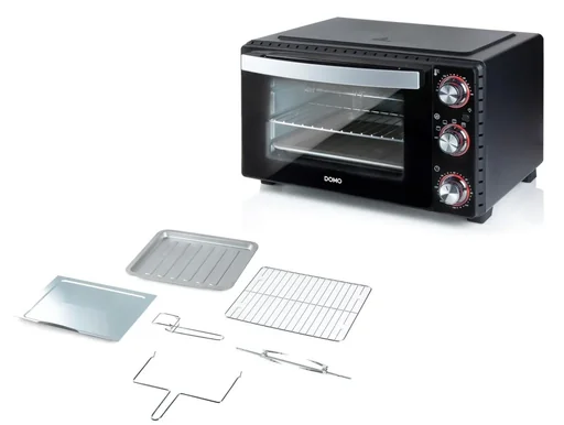 "XXL grill/oven with timer rotisserie, 28 liters image"