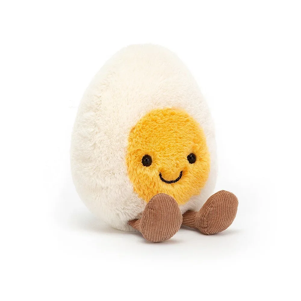 "Jellycat Knuffel - Amuseable Happy Boiled Egg, 14x8 cm image"