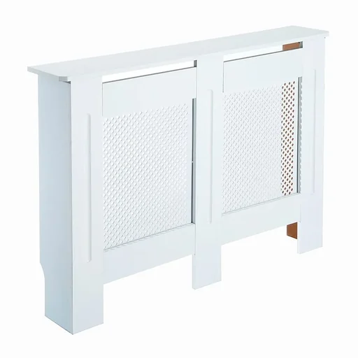 "Radiator cover 112cm white image"