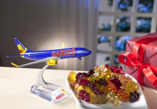 "Haribo airplane with Haribo Gold Bears image"