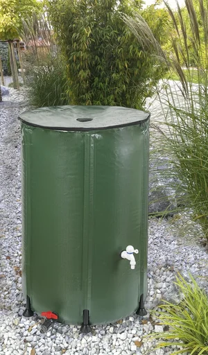 "Foldable rain barrel 500L image"