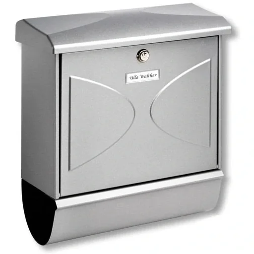 "Futura-set Silver mailbox image"
