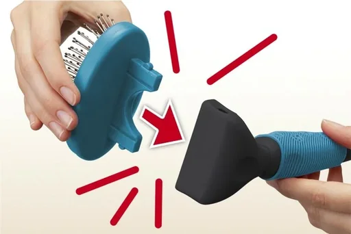 "Pet grooming brush 3 in 1, dog accessories image"