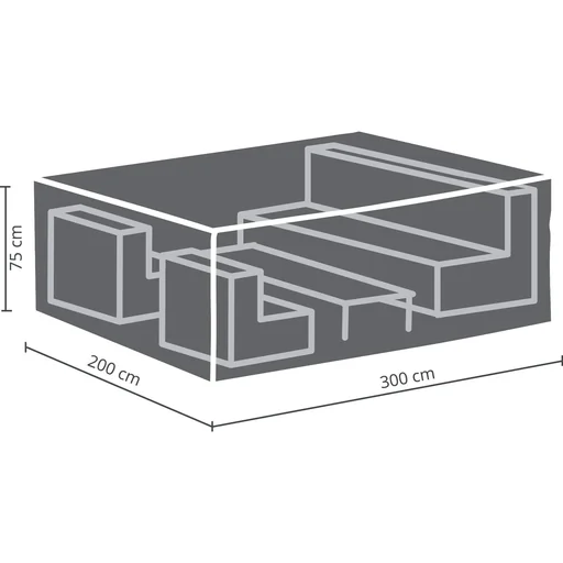 "Outdoor lounge set covers - L image"