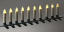 Wireless Christmas tree candles with remote control – 10 pieces