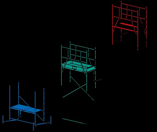"MONTO ClimTec complete scaffolding image"