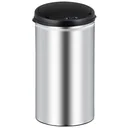 Waste bin with sensor made of stainless steel 40 liters