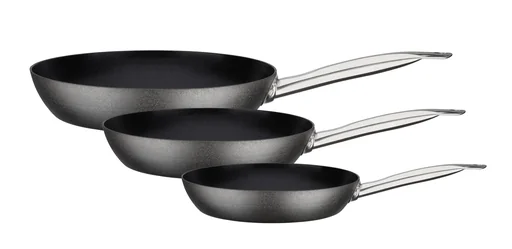 "Frying pan set, 3-piece, 20/24/28 cm made of carbon steel Avanti image"