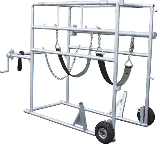 "Hoof trimming stand Compact-Stall, 2 wheels image"