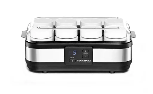 "Yogurt maker “JG 40”, 8 portion containers, 150 ml each, stainless steel, 40 watts image"