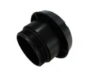 Vent hood, 2'', external thread, black