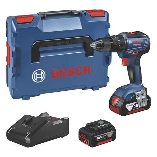 "Cordless impact drill GSB 18V-55 (2x4.0Ah; GAL 18V-40; L) image"