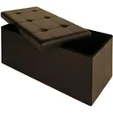 Folding bench/stool MDF 80x40x40 cm brown