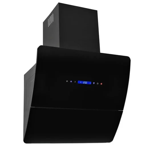 "Wall hood 756 m³/h 60 cm stainless steel black image"