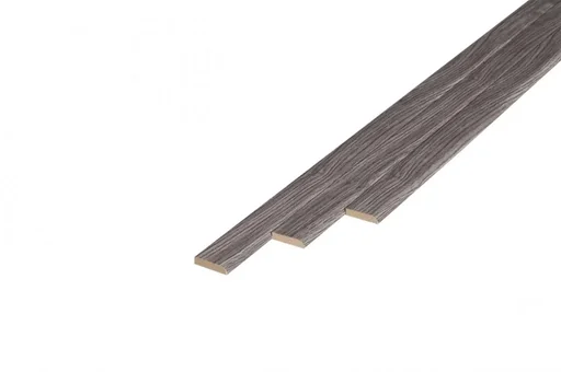 "Skirting board pine Grey Oak 5 x 24 x 2400 mm image"