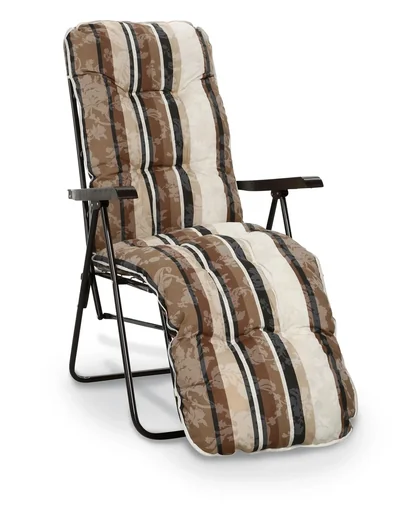 "Relaxing lounger "Sylt" - brown image"