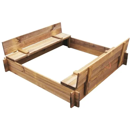 "Sandpit square impregnated wood image"