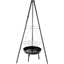HI charcoal grill round tripod 155 cm