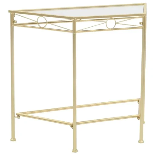 "Side table vintage style 87x34x73 cm metal gold image"