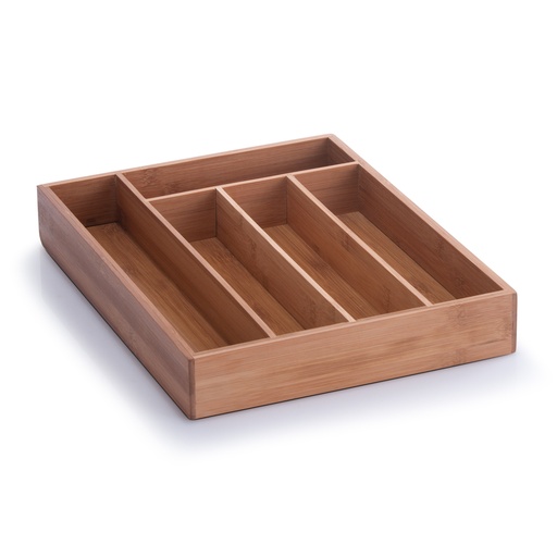 "Cutlery tray, bamboo image"