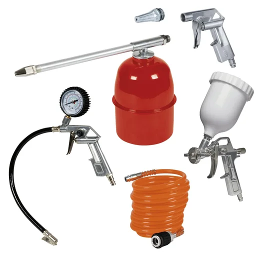 "Professional compressed air set, 5 pieces image"
