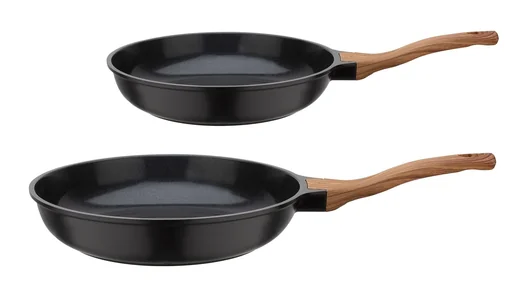 "Frying pan set "Natural Fit", 100% recycled aluminum, 24 + 28 cm image"
