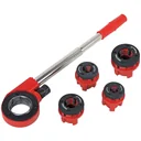 Manual thread cutter, 4 cutting heads