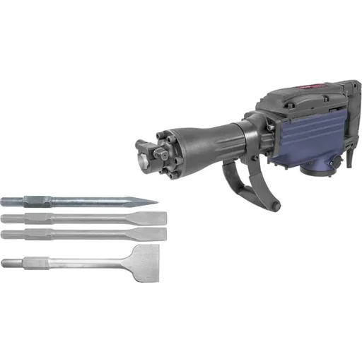 "Demolition hammer MH1600 incl. 1 pointed chisel + 3 additional chisels image"