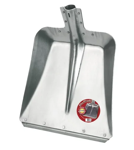 "Professional aluminum shovel size 9 with edge image"