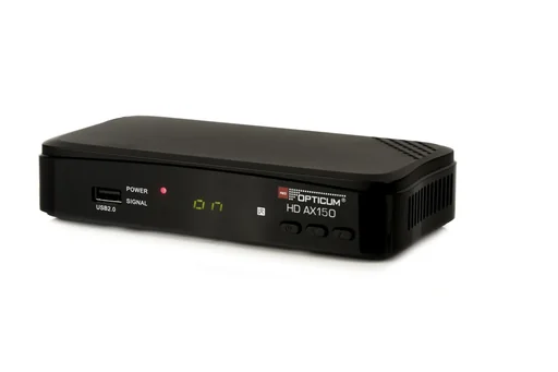 "Full HD satellite receiver "HD AX 150" with 12V power supply image"