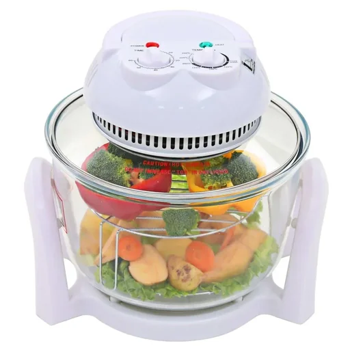 "Halogen convection oven with top ring 800 W 10 L image"