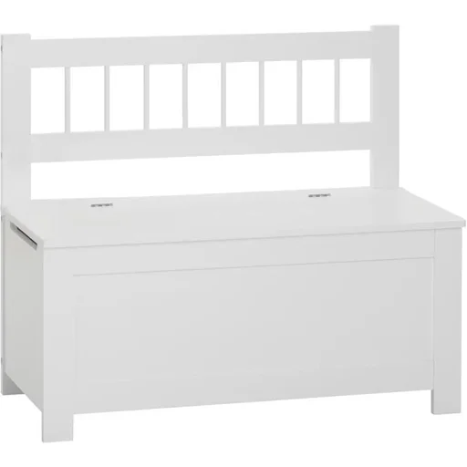 "NL high chair with storage - white - 64x74x34 cm image"
