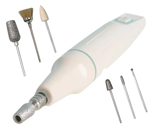 "Manicure/pedicure set with power supply and various attachments image"
