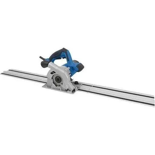 "Mitre saw with guide rail 1050 W - Ø 110 mm - linear saw / circular saw + tilt function image"